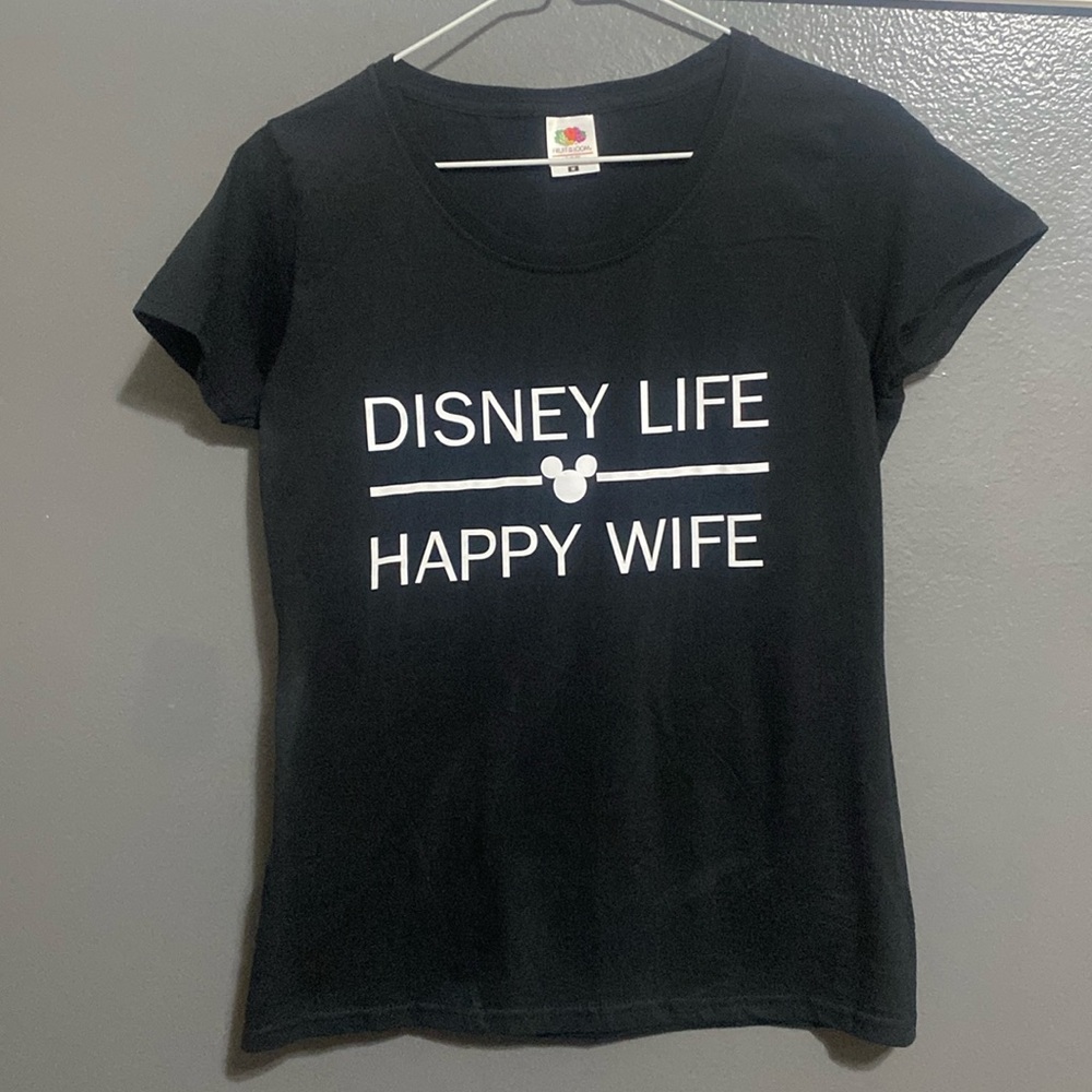 Disney Life Happy Wife Tshirt